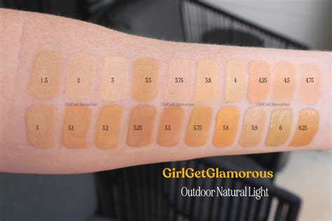 giorgio armani luminous silk foundation swatches|armani luminous silk colour chart.